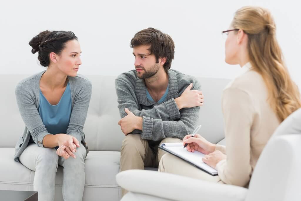 Lawyer Discussing With Her Client